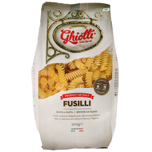 Ghiotti Fusilli 500gm