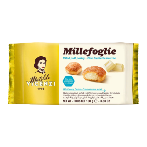 Millefoglie with Milk Cream 100g – Vicenzi