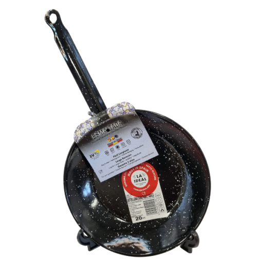 Enamelled Shallow Pan One Handle 20cm Garcima