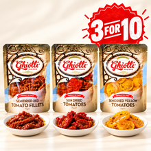 Load image into Gallery viewer, Italian Sun-Dried &amp; Semi-Dried Tomatoes-3 FOR 10

