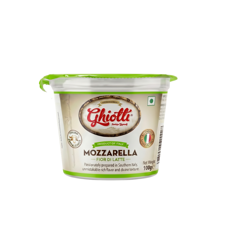 Ghiotti Mozzarella Fior Di Latte 100g – European Foods by Ghiotti
